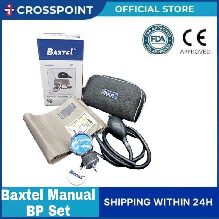 COD BAXTEL Sphygmomanometer BP Aneroid and Stethoscope Manual 1 set