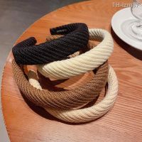 ? เครื่องประดับ French hot style restoring ancient ways is qiu dong twill corduroy hair hoop wide-brimmed web celebrity sponge hair high parietal hair clip