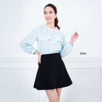 VERONIQA Blouse AM-B945 by AMILA โคโม่ปริ้นท์ แขนสั้น IGPU22-9