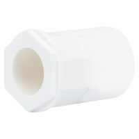 ข้อต่อเข้ากล่อง PVC SCG 20 มม. มาตรฐาน BS สีขาว   PVC CONNECTOR-TOT SCG 20MM BS WHITE