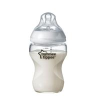 สินค้า Clearance Sale! Tommee Tippee ขวดนมคอกว้างแก้ว ทอมมี่ ทิปปี้  รุ่น Closer to Nature ขนาด 9oz แพ็คเดี่ยว