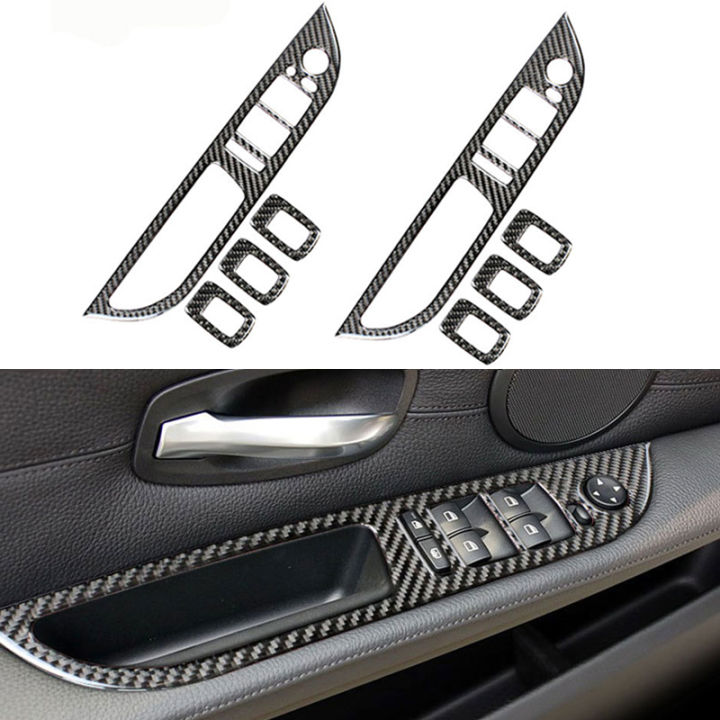 4pcs-carbon-fiber-car-window-lifter-switch-control-panel-frame-decorative-stickers-for-bmw-e60-5-series-2005-10-auto-accessories