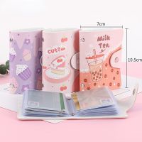 Cute Women Card Holder Wallet Cartoon Pattern Wallets for Women Money Bag Coin Purse Cardholder Cover Credit Card Holder 20 Bits Card Holders