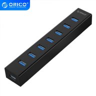 ORICO HUB USB 3.0 7 Cổng Siêu Tốc ABS-Đen Đỏ Trắng Vàng (H7013-U3-V1) thumbnail
