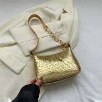 New Luxury Designer Women S Handbags 2023 Trend Armpit Bag Candy Color Gold Chain Bag Female Shoulder Bag Ladies Shopper Bagshot