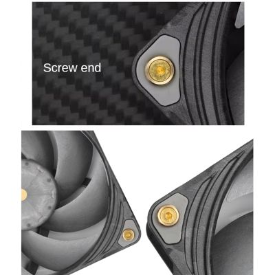 Exquisite Screw for 80mm 90mm 120mm 140mm Computer PC Gamer 25mm Thickness Case Cooling RGB Fan DIY Accessories