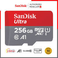 SanDisk Ultra MicroSDXC UHS-I Class10 A1 U1 256GB ความเร็วสูงสุด 140mb/s (SDSQUAC-256G-GN6MN) เมมโมรี่การ์ด ไมโครเอสดีการ์ด โดย ซินเน็ค รองรับ แท็บเล็ต โทรศัพท์ มือถือ