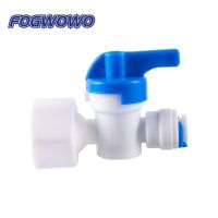 Reverse Osmosis Filter System Purifier 1/2 Female Thread to 1/4 Pipe Ball Valve Quick Connect Shut off Water Purifier Valve