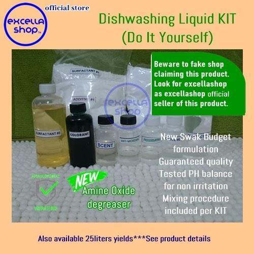 Dishwashing Liquid Soap DIY KIT BUDGET12 liters ( raw materials for Do