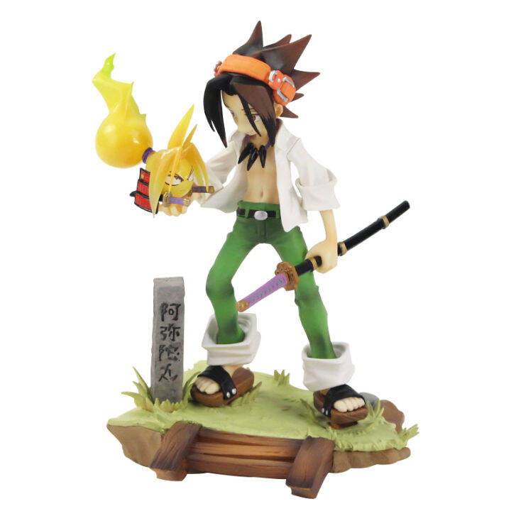 artfx-j-อะนิเมะ-shaman-king-yoh-asakura-1-8-scale-pre-painted-pvc-ตุ๊กตาขยับแขนขาได้สะสมของเล่นตุ๊กตาของขวัญ