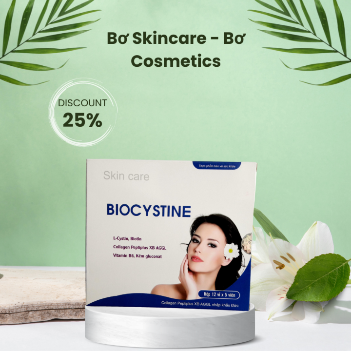 Viên Uống Biocystine Giúp Trẻ Hóa Đẹp Da Đẹp Móng Dưỡng Tóc Chắc ...