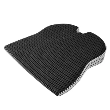 Car and Truck Seat Cushion - Memory Foam Wedge Chair Driving Pillow (Black)