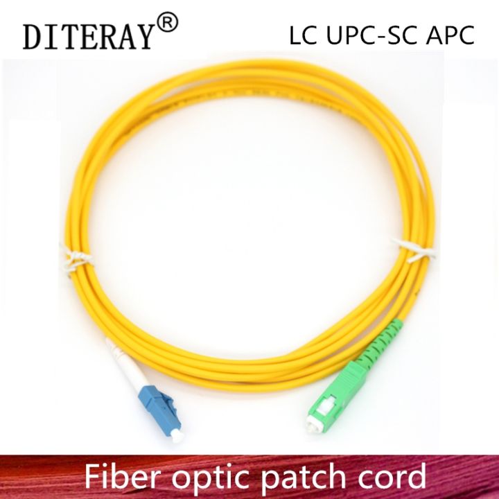 LC/UPC К SC/APC Волоконно-оптический патч-корд кабель LC-SC 3 м .
