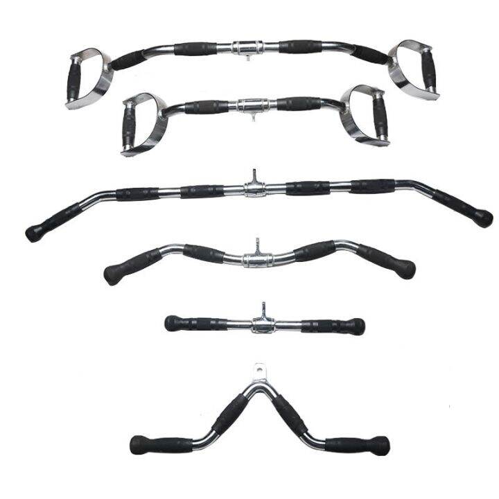 Home Gym Fitness Lat Pull Down Handle Grip Gantry Frame Pully Machine