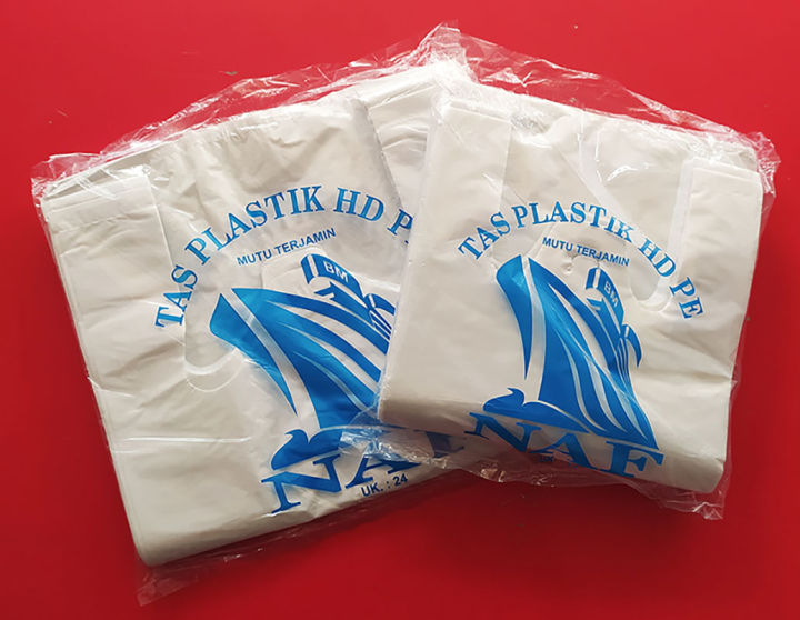 Kantong Plastik Kantong Kresek Kantong Asoy Putih Ukuran 17 24 Lazada