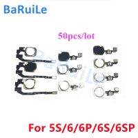 BaRuiLe 50pcs Home Button Flex Cable สําหรับ iPhone 5S 6 6S PlUS Menu Key Replacement Parts