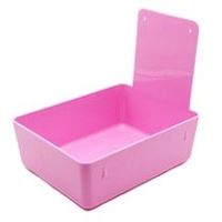 7pcs Dental Lab Work Pans Colourful ABS Plastic Work Tray Box Durable Storage Case With Metal Clip Holder for Dental Laboratory