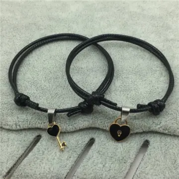 Wholesale Wholesale Love Lock And Key Lock Couple Bracelets Jewelry Set  From m.