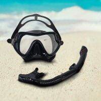 แว่นตาดำน้ำสน็อร์กเกิลสคูบาสระว่ายน้ำแว่นตาดำน้ำชุด Full dry snorkel glasses แว่นตาว่ายน้ำ ท่อหายใจ (ชุดสูท) กีฬาทางน้ำ หน้ากากดำน้ำ