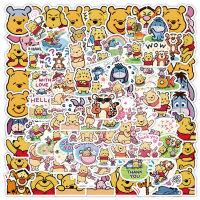 103060120PCS การ์ตูน Winnie The Pooh สติกเกอร์สำหรับของเล่นเด็ก Pooh Bear Piglet Tigger Decals สำหรับศัพท์แล็ปท็อปสเก็ตบอร์ด