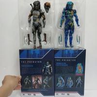 NECA รูป Aliens Vs Predator วิสัยทัศน์ความร้อนผู้ลี้ภัย Predator รูปการกระทำรุ่นของเล่นร่วมที่สามารถเคลื่อนย้ายตุ๊กตาชั้นวางหนังสือเครื่องประดับ