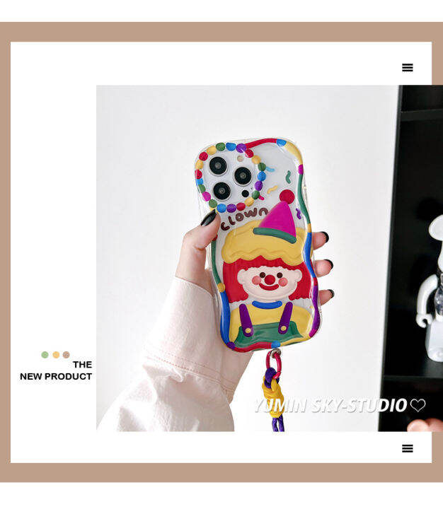 joker-girl-case-สำหรับ-iphone14promax-ตลก-graffiti-case-สำหรับ-iphone13-สีม่วง-lanyard-case-สำหรับ-iphone11promax-stereo-curve-case-สำหรับ-iphone12promax