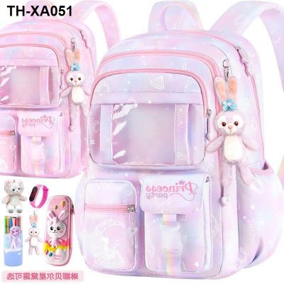 New primary school students schoolbags for girls and childrens