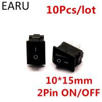 10pcs/lot G130 10x15mm SPST 2PIN ON/OFF Boat Rocker Switch 3A/250V for Auto Car Dash Dashboard Truck RV ATV Home Model KCD1