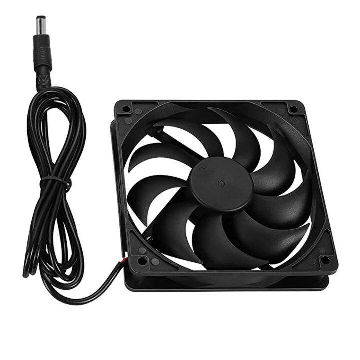 Solar Battery Pet Cage Exhaust Fan Chicken Coop Greenhouse Shed Fan