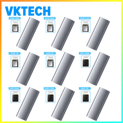 Vktech โซลิดสเตทไดรฟ์โทรศัพท์มือถือ10Gbps โซลิดสเตทไดรฟ์ M.2 128GB 256GB 512GB 1TB 2TB USB3.1 Dual Protocol สำหรับคอมพิวเตอร์แล็ปท็อป