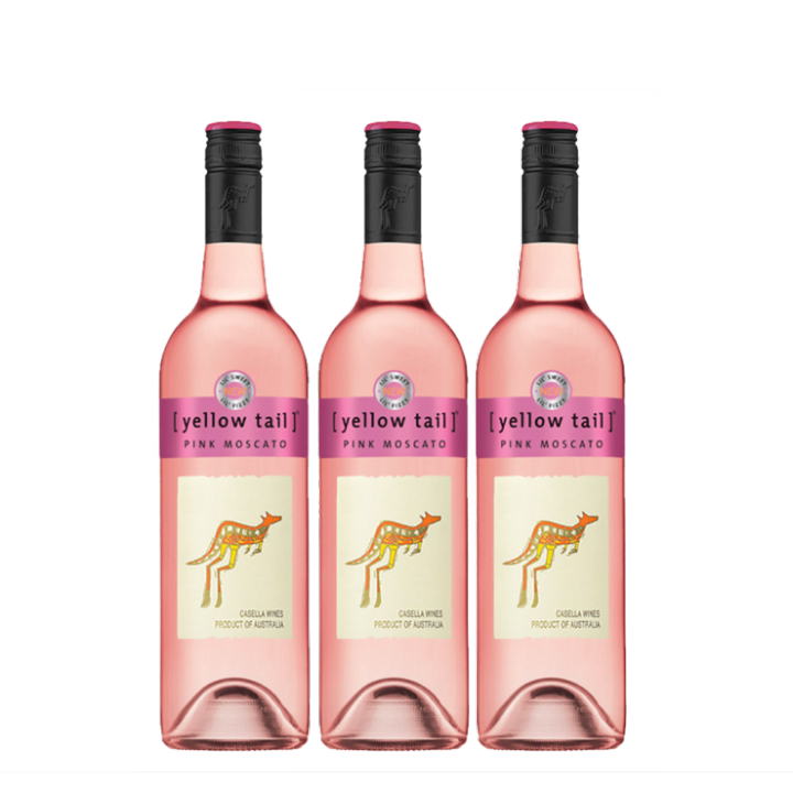 3x Yellow Tail Pink Moscato 750ml Lazada PH