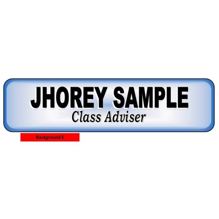 Customized Name Desk Plate Acrylic Wood Affordable Quality Lazada PH