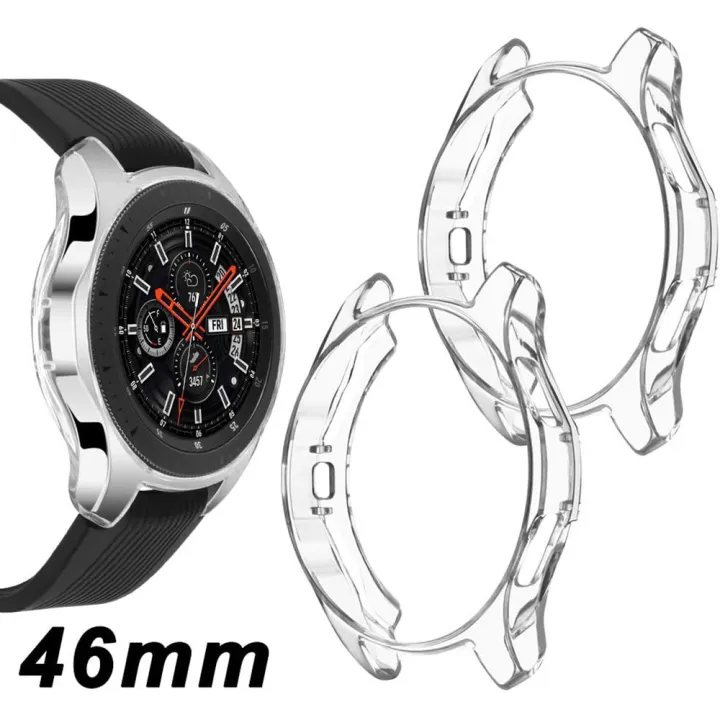 2 Pack Compatible Samsung Galaxy Watch 46mm Case (for SMR805 and SM