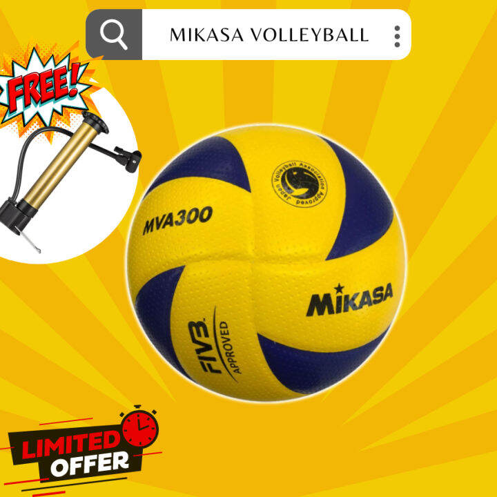 Mikasa Volleyball Original MVA330 Soft Leather Official Size 5 FIVB