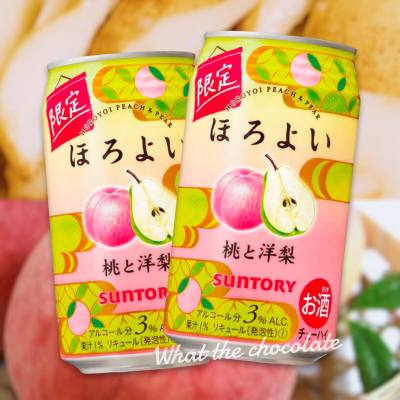 Suntory น้ำพีช ผสมลูกแพร (มีALC3%)
