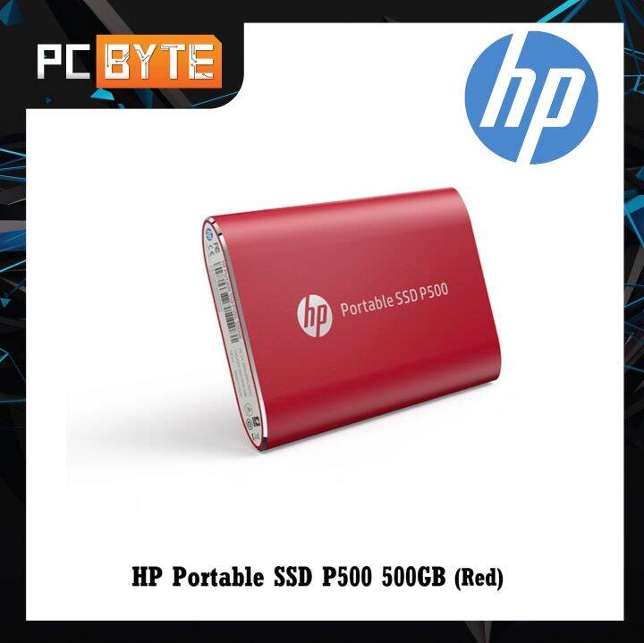 HP Portable SSD P500 500GB (Red) | Lazada