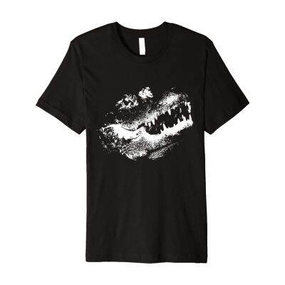 Alligator Reptile Vintage Distressed Animal Crocodile Gift Premium T-Shirt  EZUR