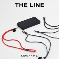 สายคล้องโทรศัพท์ สายห้อยมือถือ แบบคล้องคอและมือ(ไม่สกรีนชื่อ) PHONE THE LINE STARP KIDNAP ME.