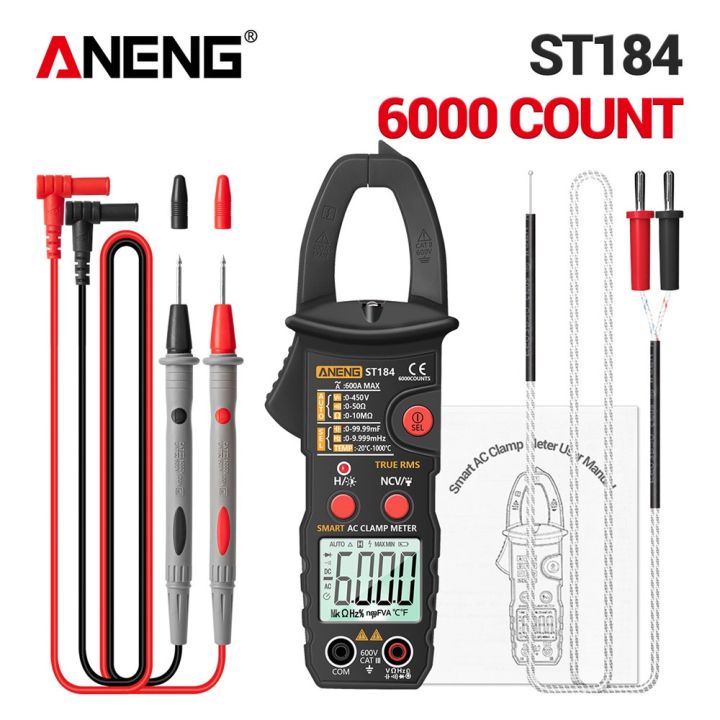 aneng-st184-เครื่องวัดแรงดันไฟฟ้าดิจิตอลมัลติมิเตอร์-rms-6000-ac-currents-hz-ohm
