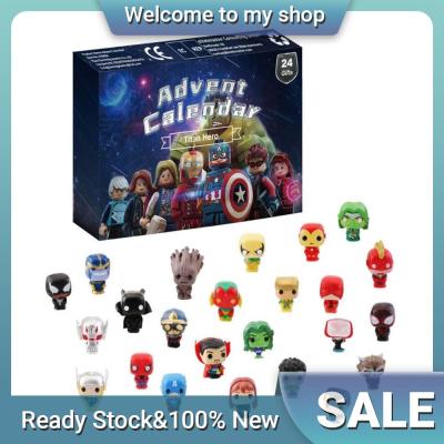 Xmas 24 Different Avenger Super Heroes Minifigures Gift Box Christmas Advent Calendar for kids Xmas Gifts