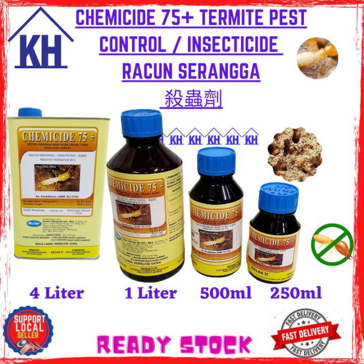 CHEMICIDE 75+ Termite Potion / Insecticide / Racun Serangga ,Anai-Anai ...