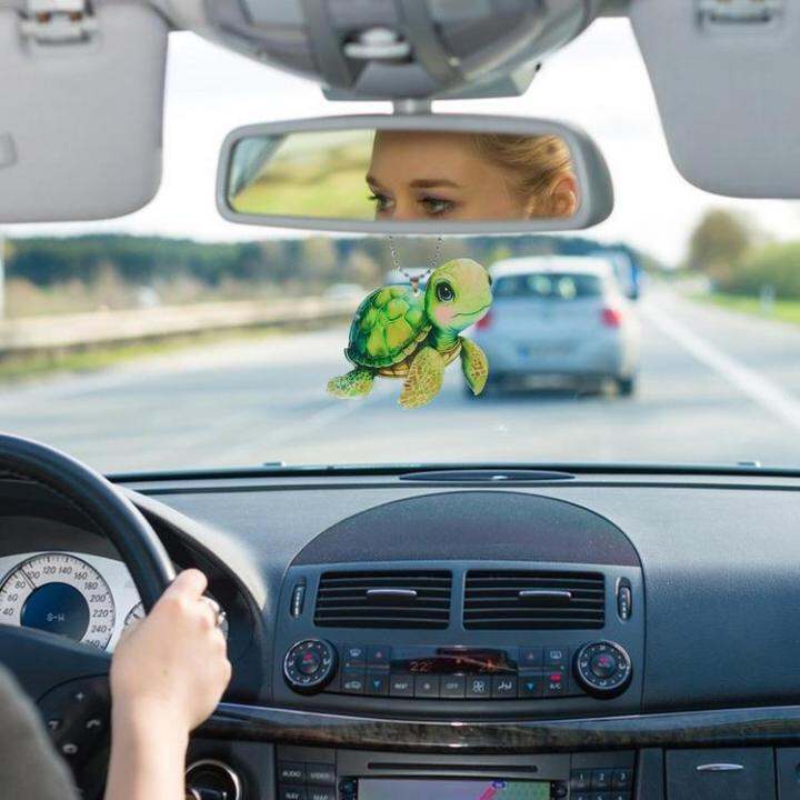 animal-car-pendant-sea-turtle-pendant-for-car-interior-supplies-reusable-auto-rearview-mirror-decoration-multifunctional-colorful-acrylic-car-pendants-for-car-truck-suv-skilful