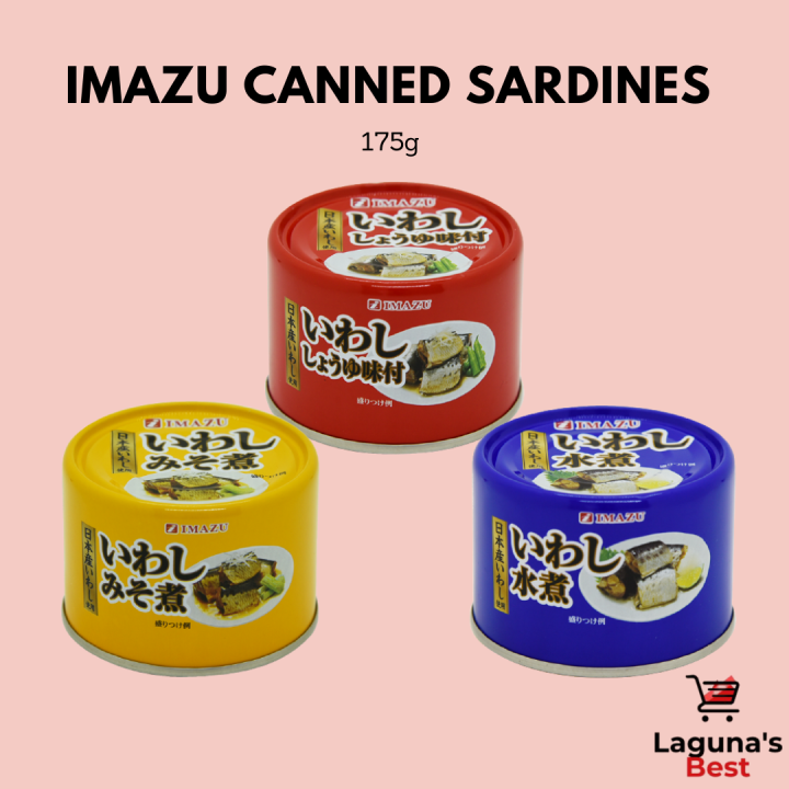 Imazu Canned Sardines from Japan 175g Lazada PH