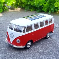 Caipo รถโฟล์คสวาเกน VW T1รถบัสหุ่นอัลลอยรถของเล่น Diecasts หล่อโลหะรถของเล่นไฟและของขวัญวันเกิดสำหรับเด็ก