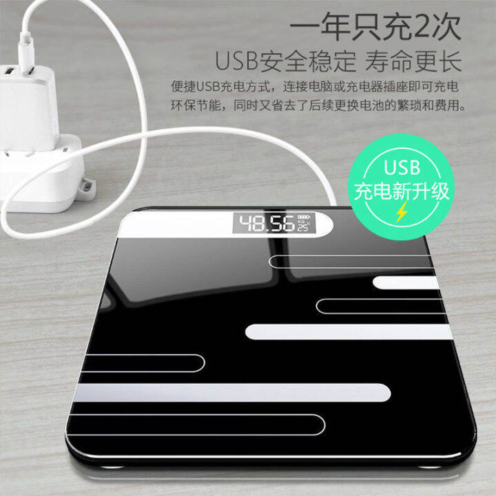 jinmiao-เครื่องชั่งน้ำหนักอิเล็กทรอนิกส์แบบชาร์จใหม่ได้ความแม่นยำ-usb-เครื่องชั่งสุขภาพในบ้านของผู้หญิงผู้ใหญ่-scalepengluomaoyi