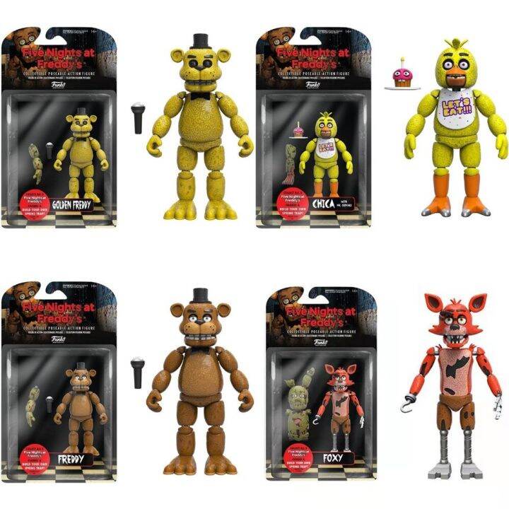 FNAF Security Breach Action Figure Glamrock Freddy Fazbear Bear ...