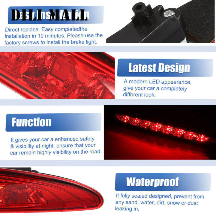 โคมไฟแสงหยุดเบรก3rd-สูง-led-ไฟจอดรถด้านหลังใช้ได้กับมินิคูเปอร์-r50-r53-2002-2006