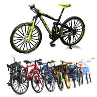 Creative Alloy Bicycle Model Simulation Bicycle Ornaments Mini Bicycle Toys Finger Skateboards Bikes Racing Toy Collection Gifts