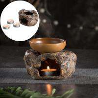 Warmtea Base Stoneware Ceramic Retro Japanese-Style Heatproof Holder for Office