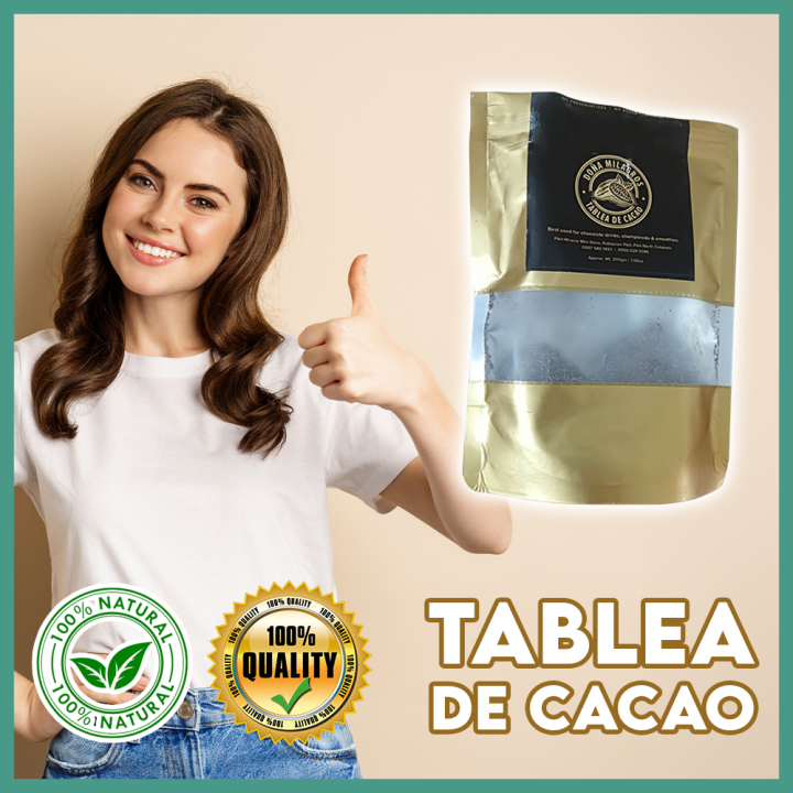 Tablea 100 pure cacao 100 Unsweetened Dark Chocolates tablea pure